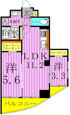 ヴァンテ四つ木 間取り図