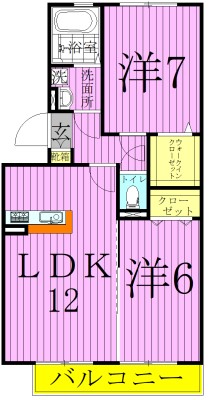 サルドセジュール 間取り図