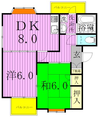 メゾンGP 間取り図