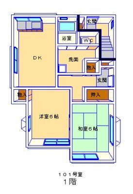 コーポ豊四季Ⅱ 101号室 間取り