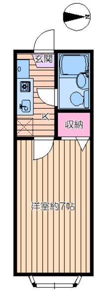 シャンブル綾瀬Ｈ  間取り図