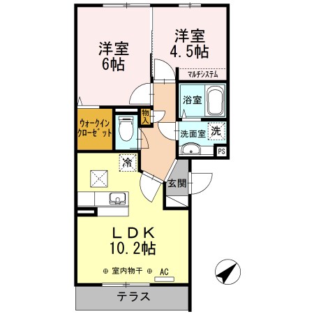 Ｋｌａｕｓｅ　Ｎ 間取り図