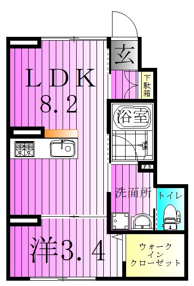 セレスティア竹の塚 間取り図