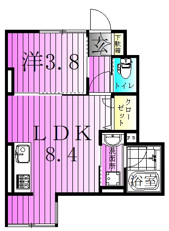 セレスティア竹の塚 間取り図