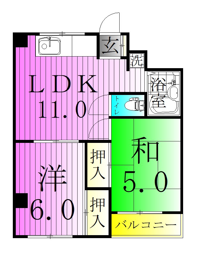 アイビーハイツ  間取り図