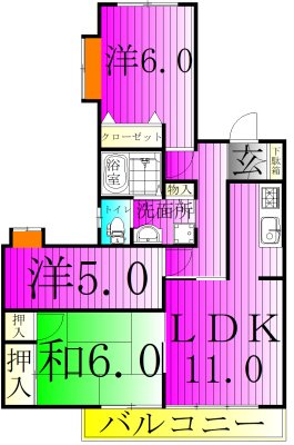 グリーンコーポ 間取り