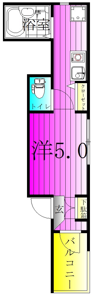 ＭＥＬＤＩＡ金町 間取り図