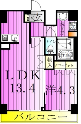 ＯＲＳＵＳ梅島 間取り図