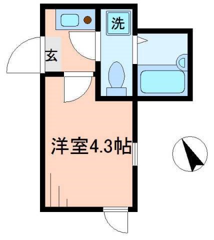 リブ綾瀬 間取り図