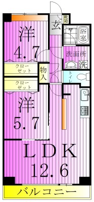 フィオレンテ・ヴィラ 間取り図