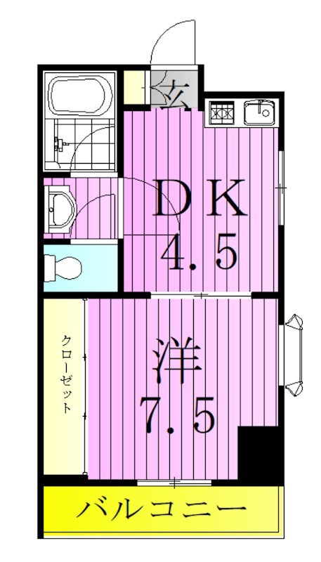 パレ・ドール田端 間取り図