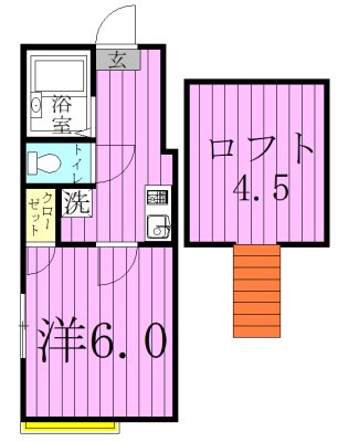 COLONNA MILIARE 間取り図