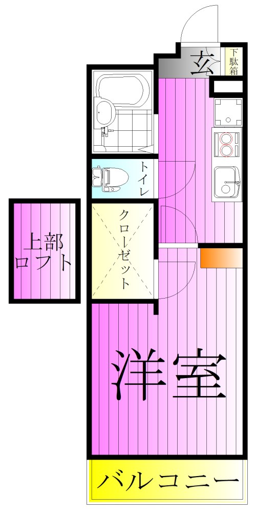 ザ・ハウス南千住 間取り図