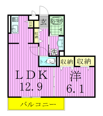 シエルルージュ松戸 間取り