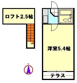 クロノス竹ノ塚 間取り図