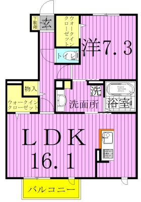 プラティークⅡ 間取り