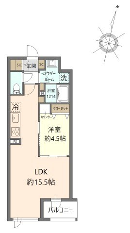 PARK　SIDE　VILLA 間取り図