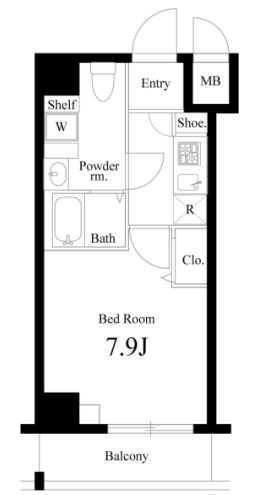 グランスカイ町屋 間取り図