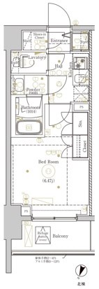 ＤＩＰＳ金町レジデンス 間取り図