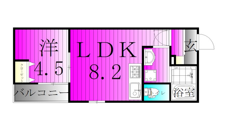 ＣＲＡＳＴＩＮＥ金町２丁目  間取り図