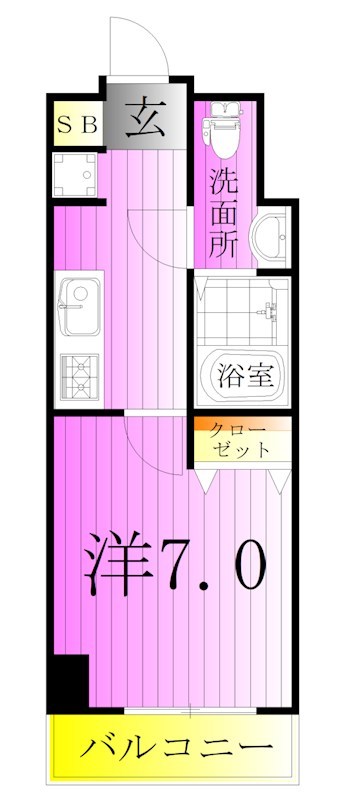 AZESTお花茶屋 間取り図