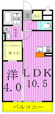 The Water Is Wide 間取り図