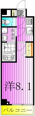 クレヴィスタ綾瀬Ⅲ 間取り図