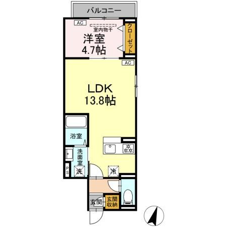 セレスティア扇Ⅶ 間取り図
