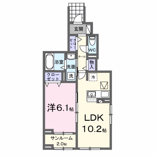 パラッツオ　ビアンカ 間取り図