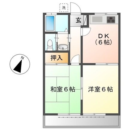 ハイツエスポワール 103号室 間取り
