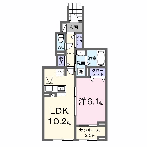 パラッツオ　ビアンカ 間取り図