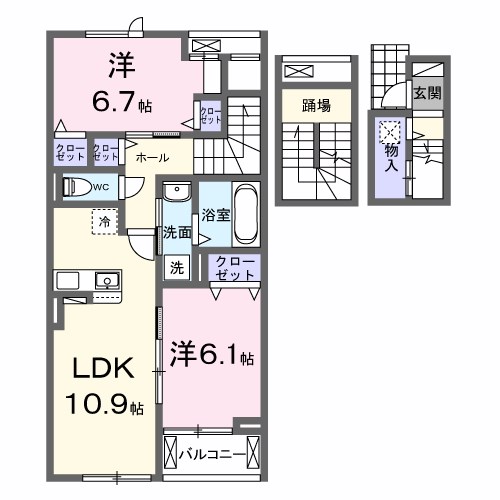 パラッツオ　ビアンカ 間取り図