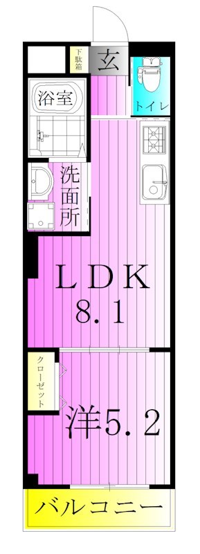 ルミエール高野 間取り図