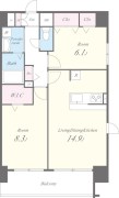 ラ・グラシューズ 間取り図