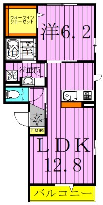 グリーンハイツ 間取り図