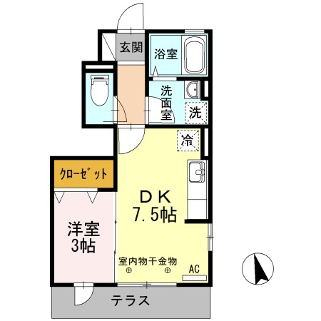 リッツハウスⅤ 間取り図