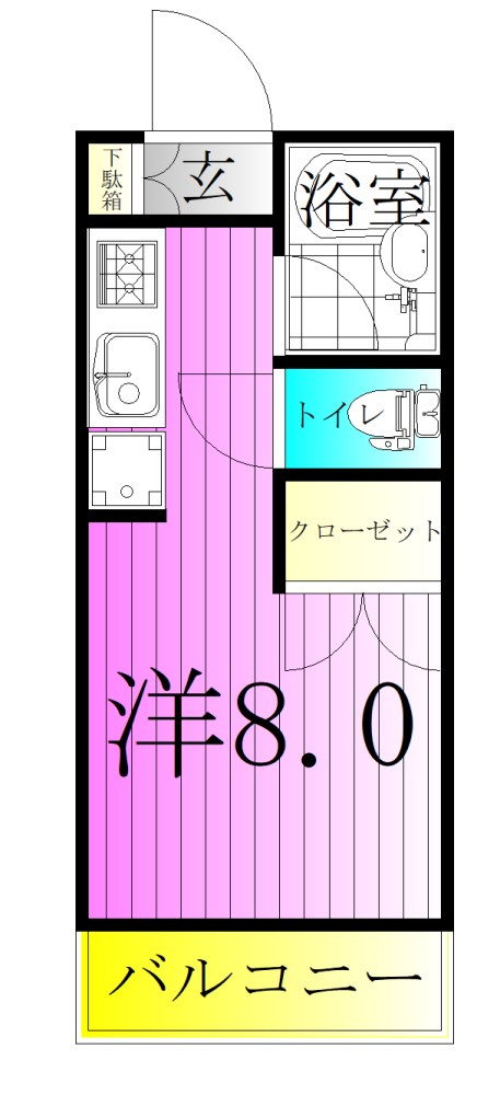 ウィスタリア 足立 間取り図
