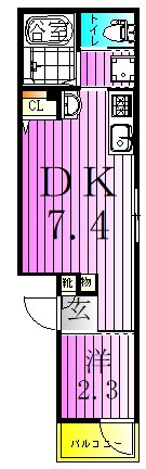 Duo　Luxe足立小台 間取り図