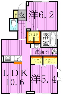 さくらアパートメント 間取り図