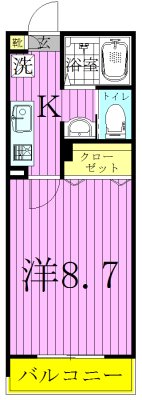 エルスタンザ東綾瀬ＤＥＵＸ 間取り図