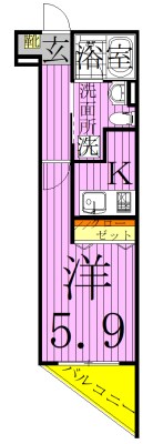 LAUREL西新井栄町 間取り図