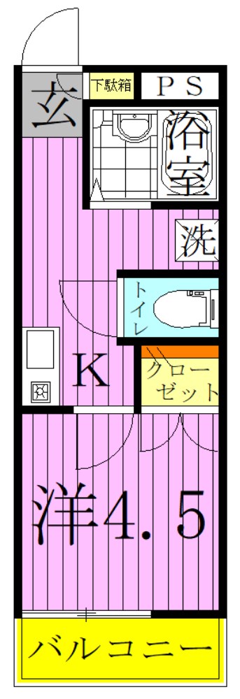 舎人ハウス 間取り図