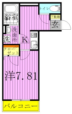 ファイネス梅田Ａ棟 間取り図