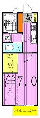 ～アパートメントＫ．ｖｏｌ．Ⅱ～ 101号室 間取り