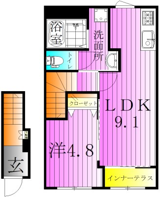 ボッテガノワール 間取り図