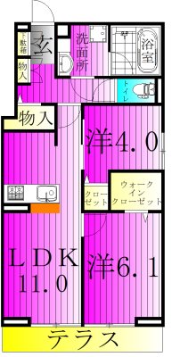 b-kubus(ビークブス) 101号室 間取り