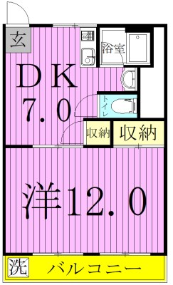 横山マンション 間取り