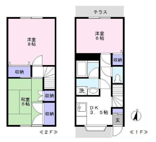 サニーハイツ三枝 間取り