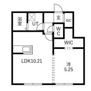 セナリオフォルム柏たなかⅡ 101号室 間取り