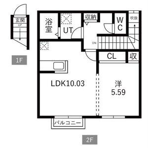 セナリオフォルム柏たなかⅡ 間取り